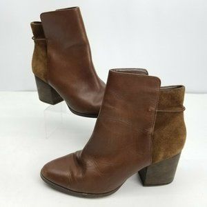 Kate Spade Boots Saturday Mixed Media Ankle Brown